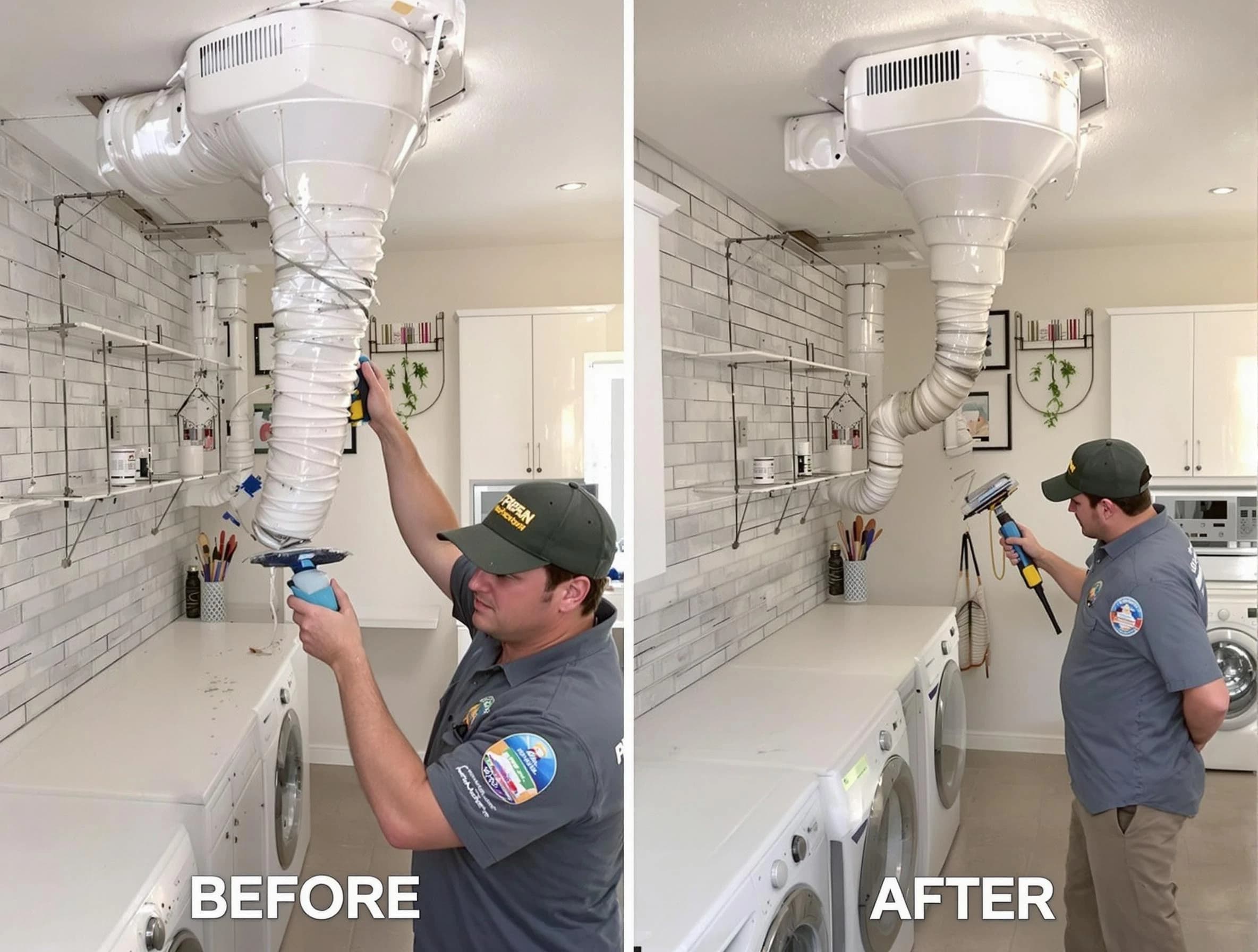 Professional dryer exhaust vent cleaning by Hartsville Dryer Vent Cleaning in Hartsville