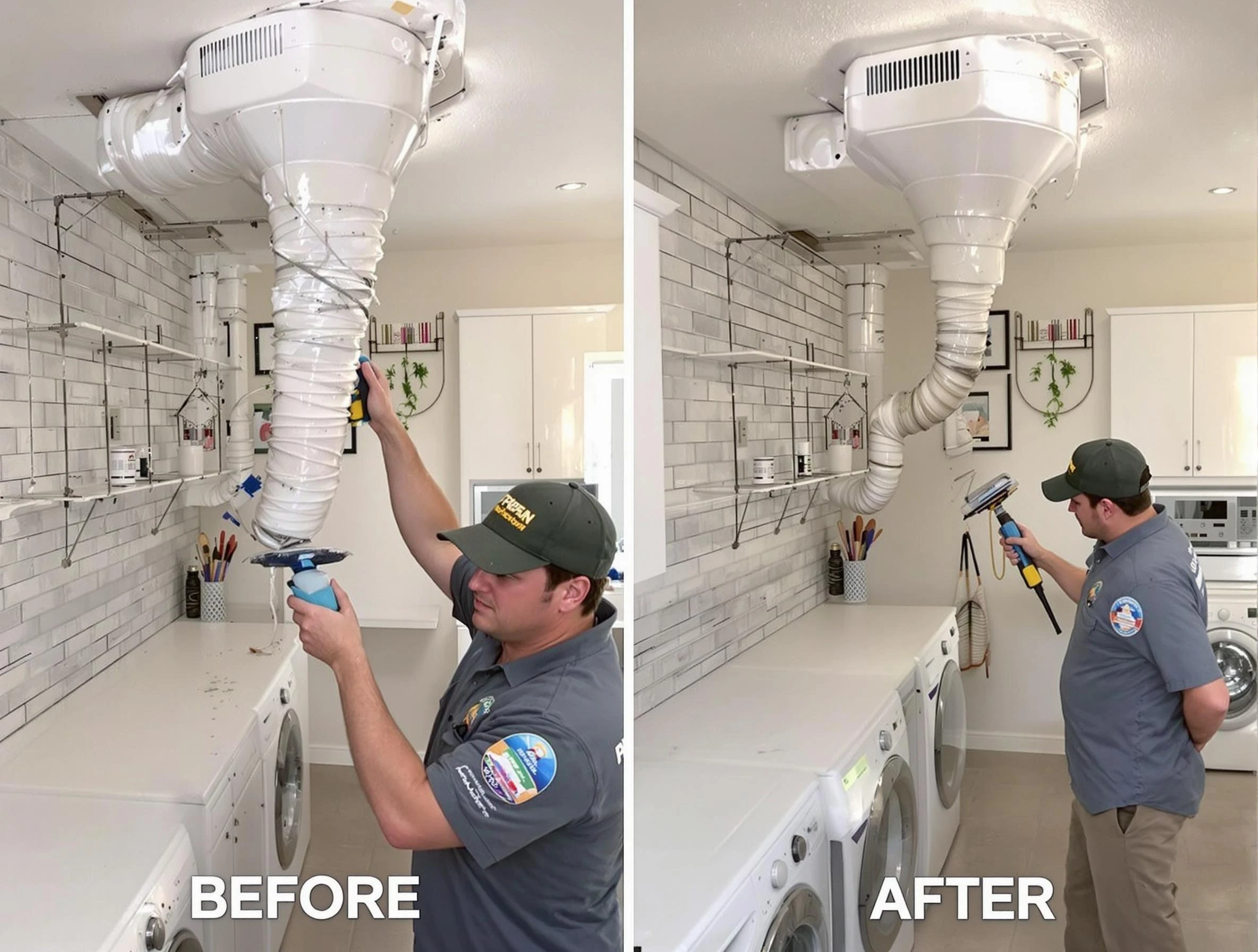 Professional dryer exhaust vent cleaning by Hartsville Dryer Vent Cleaning in Hartsville