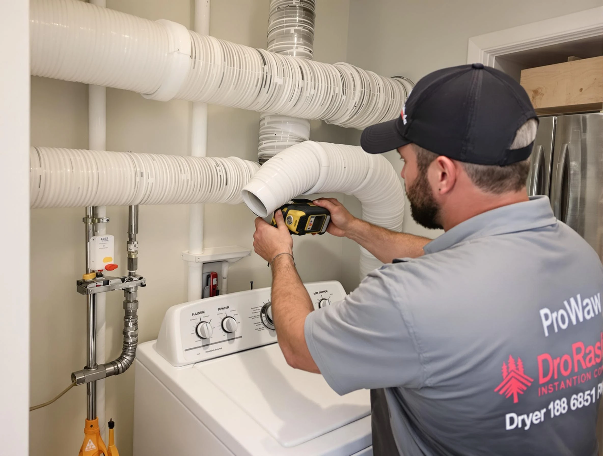 Professional dryer vent hose installation by Hartsville Dryer Vent Cleaning in Hartsville